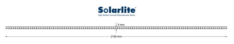 Atap Polycarbonate Twinwall SolarLite 5mm