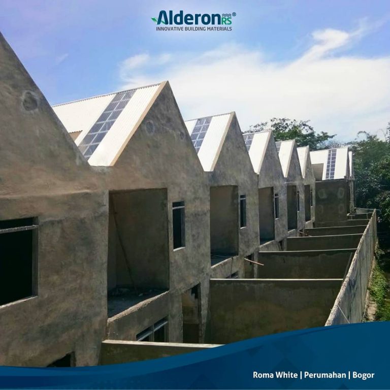 Alderon RS Roma White pada Atap Rumah Perumahan Bogor
